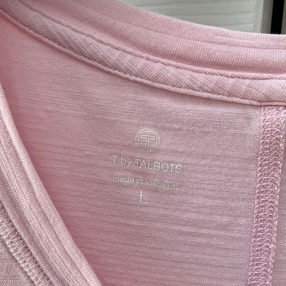 T by Talbots tee shirt in pink - Picture 2 of 2